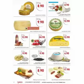 Volantino Diper Pagina 2: Leerdammer Original €13,90, Mozzarella fiordilatte fattoria della piana €8,90