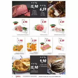 Volantino Diper Pagina 6: Mortadella €5,59, Amadori Salsiccia di Pollo €7,90