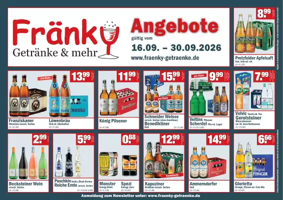 Fränky Getränke (gültig bis 30-09)