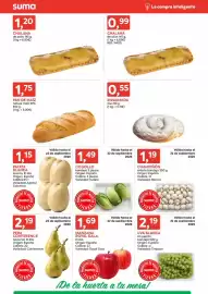 Folleto Suma Supermercados Página 2: Suma manzana royal gala €1,69, Chalana de pollo €1,20