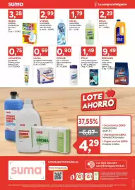 Folleto Suma Supermercados Página 8: Iberia toallitas protectoras de color €3,28, Mical suavizante concentrado €1,79