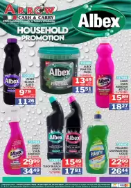 Arrow Cash And Carry catalogue week 38 Page 1: Albex Spray Stain Remover €34,49, Albex Thick Bleach Assorted €15,49