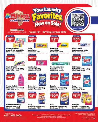 Africa Cash and Carry catalogue (valid until 22-09)