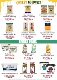 Farmer Jack's catalogue Page 19: Chobani Greek Yoghurt €2,30, Tuart Dairy Matured or Semi-Matured Cheese €13,99