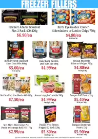 Farmer Jack's catalogue Page 20: Nanna's Apple Crumble €4,99, Hong Kong Kitchen Dim Sum €4,99