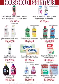 Farmer Jack's catalogue Page 22: Cuddly Fabric Softener €6,50, Kleenex Eucalyptus or Alo Vera Facial Tissues €2,99