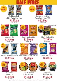 Farmer Jack's catalogue Page 6: Quest Protein Tortilla Chips €3,25, Red Rock Deli Chips €2,99