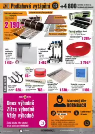 Hornbach leták Strana 3: Fisso termostat PX-16B €1.100,00, Rozdělovač s Eurokonusem INOX* €3.462,00