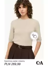 C&A gazetka tydzień 38 Strona 10: Kaszmirowy sweter z dzianiny C & A €269,99