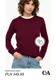 C&A gazetka tydzień 38 Strona 11: Kaszmirowy sweter C & A €349,99