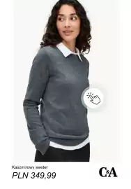 C&A gazetka tydzień 38 Strona 7: Kaszmirowy sweter C & A €349,99