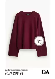 C&A gazetka tydzień 38 Strona 9: Sweter z domieszką kaszmiru C & A €269,99
