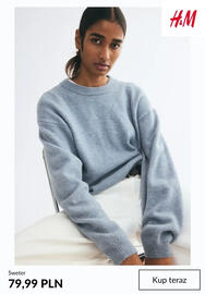 H&M gazetka tydzień 38 Strona 10: Sweter H & M €79,99