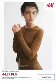 H&M gazetka tydzień 38 Strona 5: Kardigan w drobny splot H & M €44,99