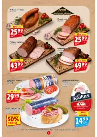 Prim Market gazetka tydzień 38 Strona 3: Kiełbasa zwyczajna PELIKAN €25,99, Pieczeń rzymska Pelikan €25,99