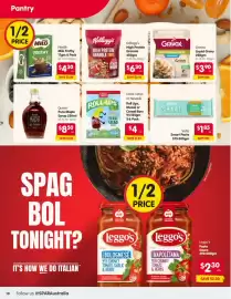 Spar catalogue week 38 Page 10: Kellogg's High Protein Granola €6,30, Uncle Tobys Roll-Ups €4,00