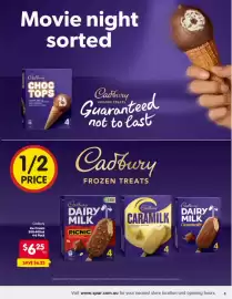 Spar catalogue week 38 Page 3: Cadbury Dairy Milk Picnic €6,25