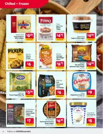 Spar catalogue week 38 Page 4: Birds Eye Australian Spring Greens Mix €5,50, McCain Pub Style Beer Battered Chips €4,50