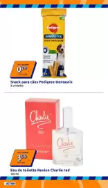 Folheto Action semana 38 Página 12: Eau de toilette revlon charlie red €3,99, Snack para cães Pedigree Dentastix €0,79