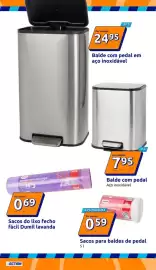 Folheto Action semana 38 Página 20: Dumil sacos para baldes de pedal €0,59, Balde com pedal em aço inoxidável €24,95