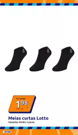 Folheto Action semana 38 Página 3: Meias curtas Lotto €1,98