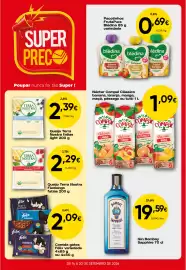 Folheto Froiz semana 38 Página 4: Queijo Terra Nostra fatias light €2,39, Pacotinhos frutapura blédina variedade €0,69