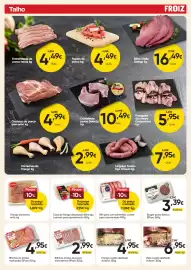 Folheto Froiz Página 3: Pato cozido desfiado Avibom €6,95, Frango cozido desfiado Avibom €4,95