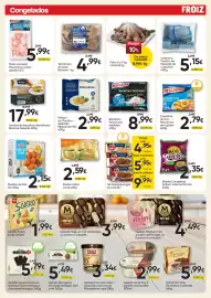 Folheto Froiz Página 5: Paloco-do-pacifico desfiado riberalves msc €2,99, Caprichos do mar Pescanova sem glúten €2,79