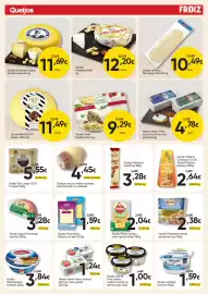 Folheto Froiz Página 8: Queijo Président ralado especial pizza €2,38, Queijo cottage Danone €1,59