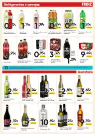 Folheto Froiz Página 6: Gin Bombay 70cl €10,69, Vinho Alentejo Monte Velho branco ou tinto €2,77