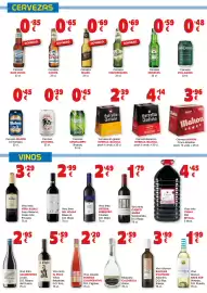 Folleto TOP Cash & Carry Página 4: Mahou Cinco Estrellas €3,96, Nave Sur vino blanco €1,99