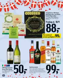 Føtex tilbudsavis uge 38 Side 12: Spiritusmarked €99,00, 1908 Appasionante Rosso eller Selaks €50,00