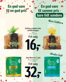 Føtex tilbudsavis uge 38 Side 20: John West tun 3-pak €32,00, Hatting sandwich eller solsikke klapper €16,00