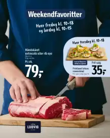 Føtex tilbudsavis uge 38 Side 34: Håndskåret entrecote eller rib eye €79,00, Frisklavet luksus smørrebrød €35,00