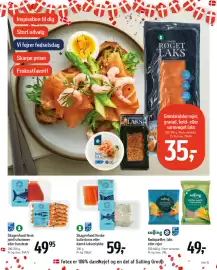 Føtex tilbudsavis uge 38 Side 37: Grønlandske rejer, gravad, kold- eller varmrøget laks €35,00