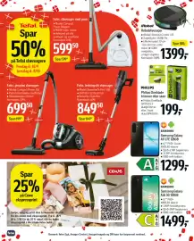 Føtex tilbudsavis uge 38 Side 60: F.eks. støvsuger med pose €599,50, F.eks. poseløs støvsuger €699,50