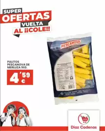 Folleto Díaz Cadenas Página 3: Pescanova - palitos de merluza €4,59