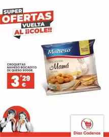 Folleto Díaz Cadenas Página 6: Maheso - croquetas bocadito de queso €3,29
