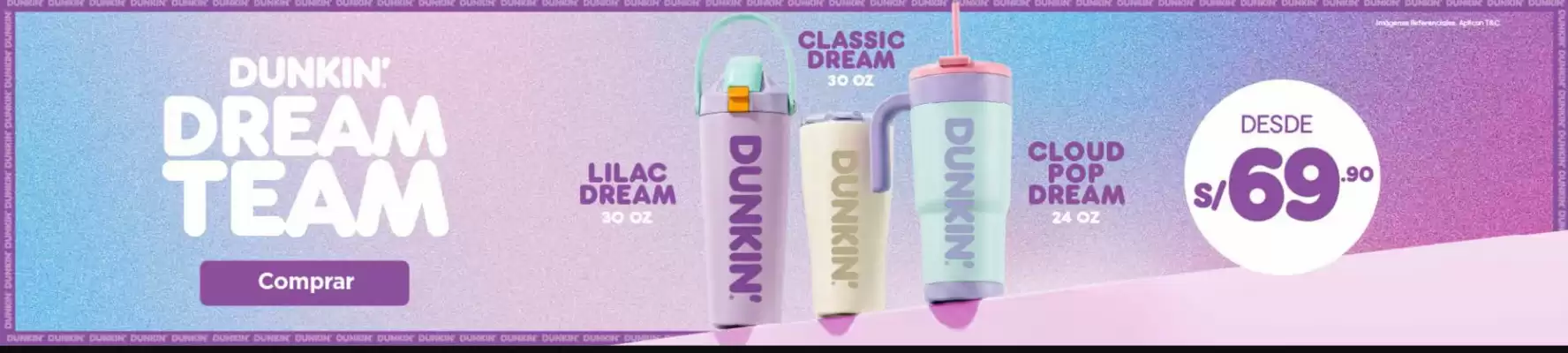 Dunkin Donuts (válido hasta 2-10)