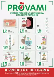 Volantino PRO7 Supermercati Pagina 15: PRO7 burger di bovino adulto €2,59, PRO7 petto di pollo €1,12