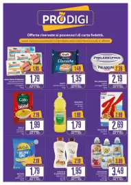 Volantino PRO7 Supermercati Pagina 3: Teneroni Granterre €1,79, Spuma di Sciampagna bagnodoccia €1,95