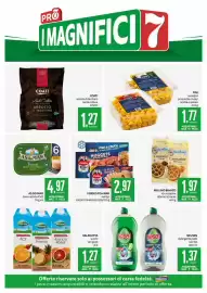 Volantino PRO7 Supermercati Pagina 5: Nelson detergente piatti €1,37, Mulino Bianco 10 crostatine albicocca/cacao €1,97