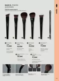 Folheto O Boticário Página 117: Make b. pincel para pó €19,99, Make b. pincel espiral €11,99
