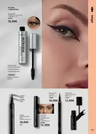 Folheto O Boticário Página 131: Make.B. caneta microblanding para sobrancelhas €10,99, Make B. delineador líquido €12,99