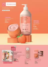 Folheto O Boticário Página 32: Coffret Cuide-se Bem Pessegura €25,99, Cupcake Balm para lábios €6,99