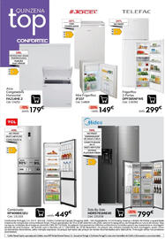 Folheto Conforama Página 18: Side By Side Midea €799,00, Tcl combinado €449,00