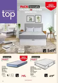 Folheto Conforama Página 10: Somnalis colchão molas ensacadas €419,00, Pack colchão somnalis €549,00