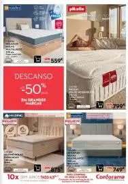 Folheto Conforama Página 11: Colchão molaflex molas multielástic €559,00, Colchão pikolin molas normablock €799,00