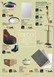 Folheto Conforama Página 14: Espelho de Parede Nilo €34,99, Cesta deva €12,99