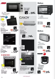 Folheto Conforama Página 16: Confortec placa de indução €129,00, Turbo air exaustor decorativo kelia bl/a/60 €149,00